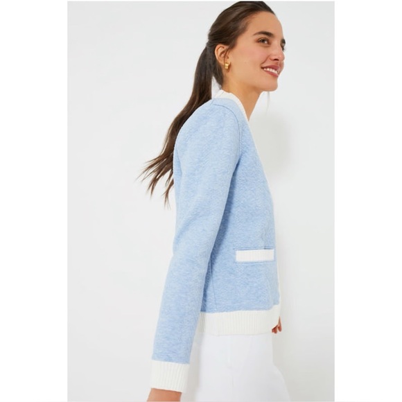 Tuckernuck TNuck Sport Light Blue Cable Charley Cardigan - Picture 8 of 10